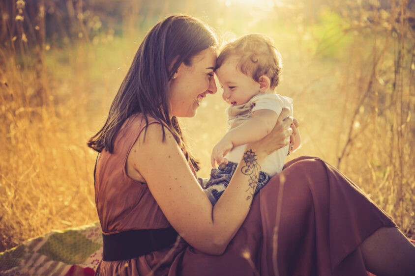 foto famiglia al parco roma - mara fantini